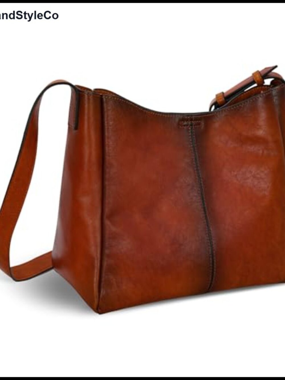 Genuine Leather Hobo Shoulder Bag Crossbody Purse with Adjustable Strap